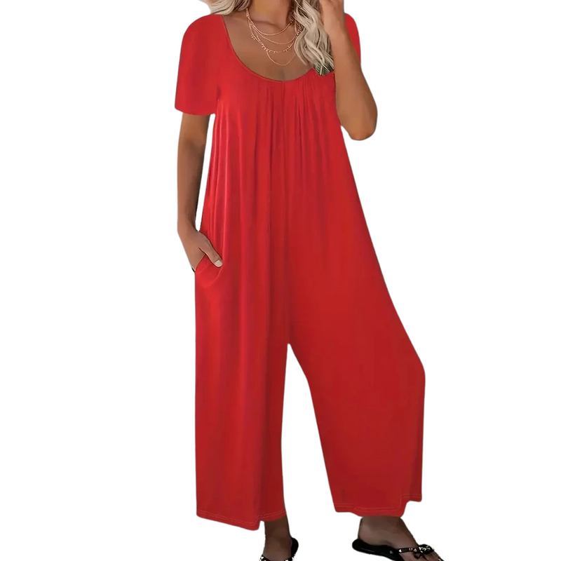 Summer Chic Ensfarget Jumpsuit