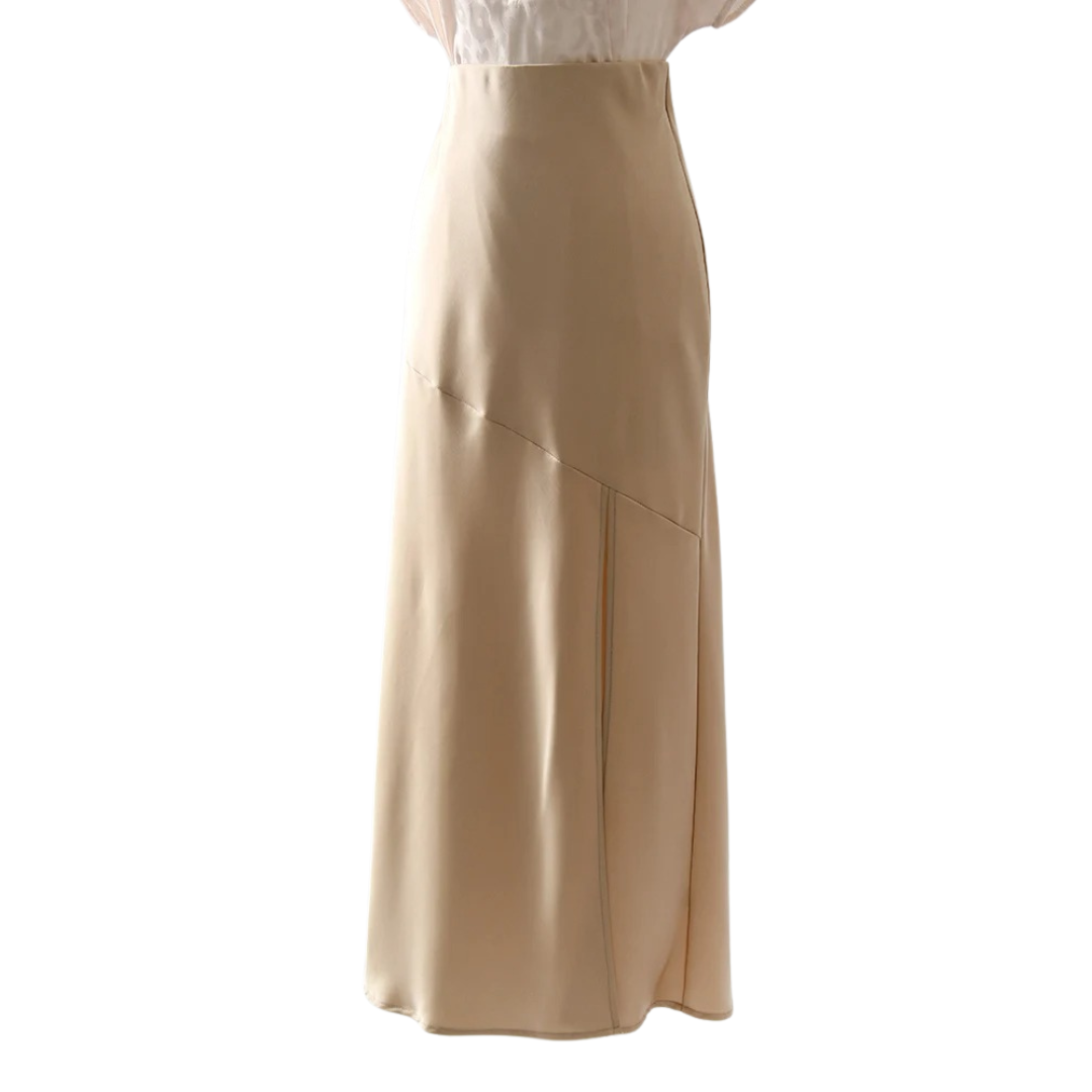 Bodycon-skjørt i sateng for kvinner