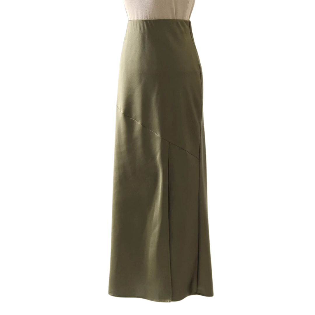 Bodycon-skjørt i sateng for kvinner