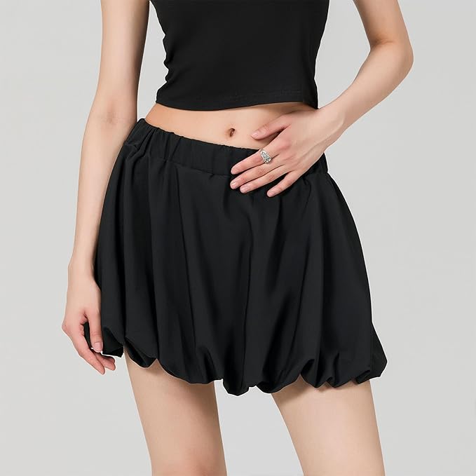 Ballongminiskjørt for kvinner