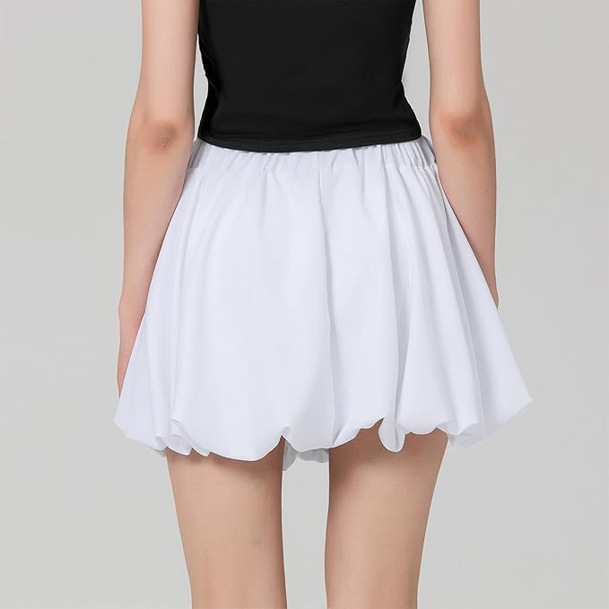 Ballongminiskjørt for kvinner