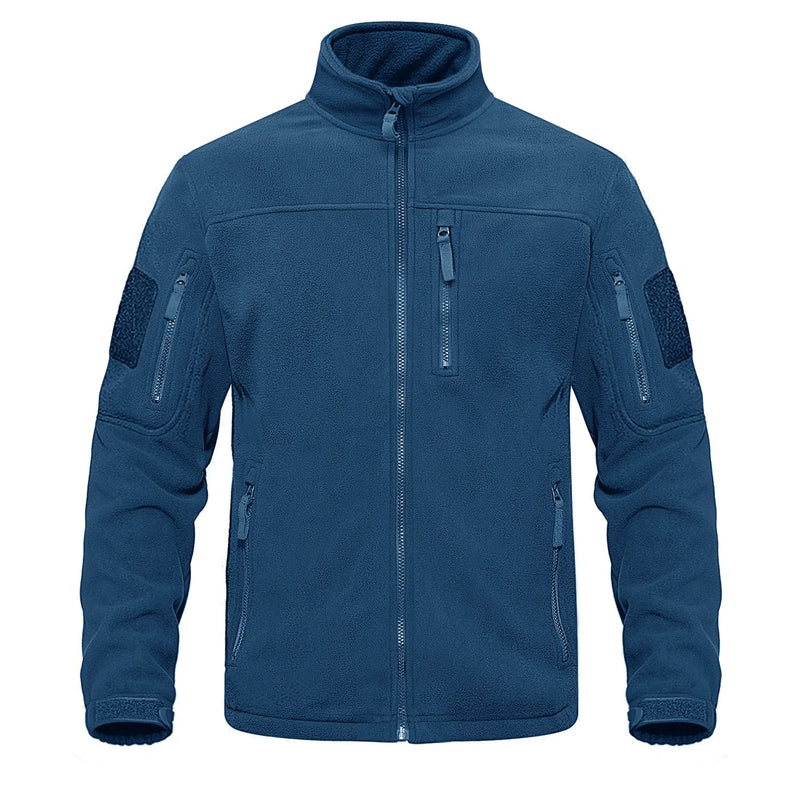 Termojakke i fleece med full glidelås for menn