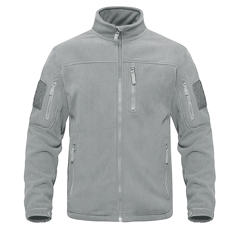 Termojakke i fleece med full glidelås for menn