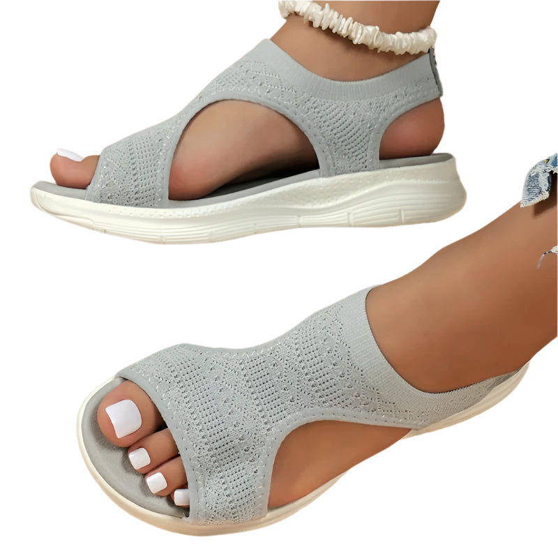 Kilesandaler i netting for kvinner