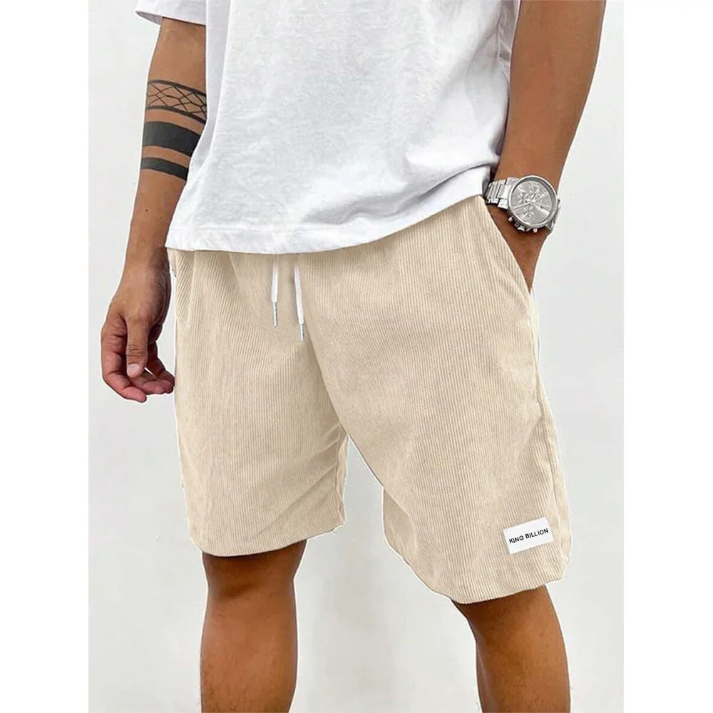 Corduroy-shorts for menn