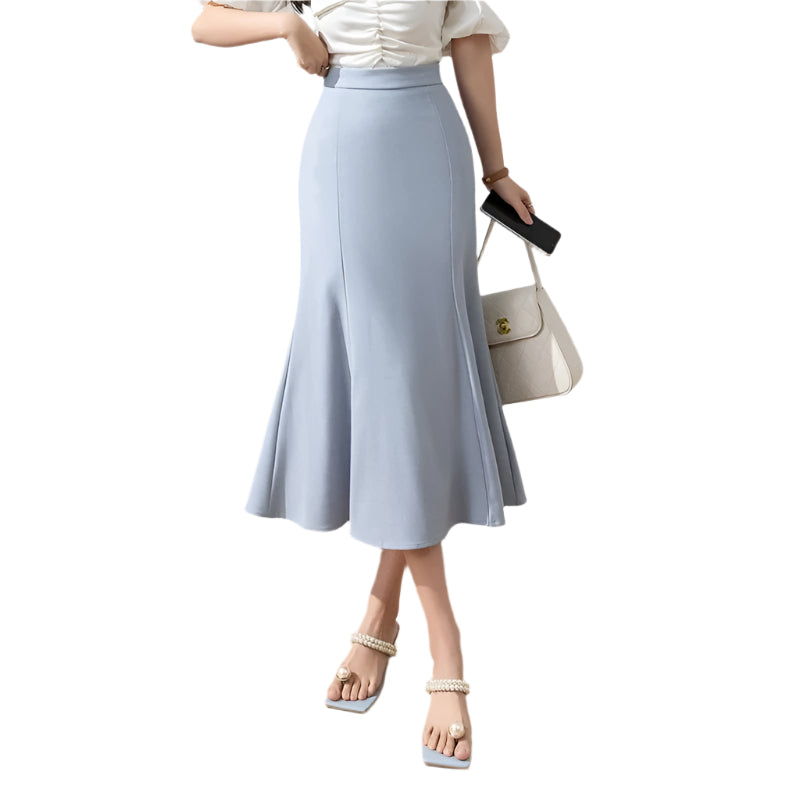 Slim Fit Havfrueskjørt for kvinner