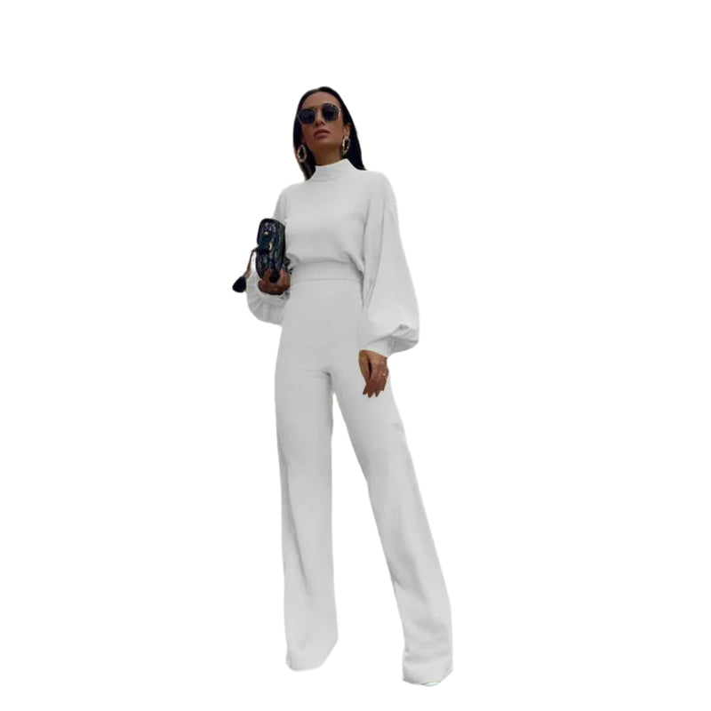Jumpsuit med høy midje med lyktermer
