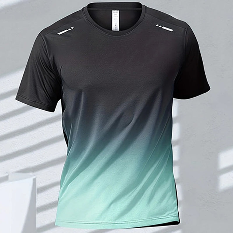 Quick Dry Gradient T-skjorte for menn