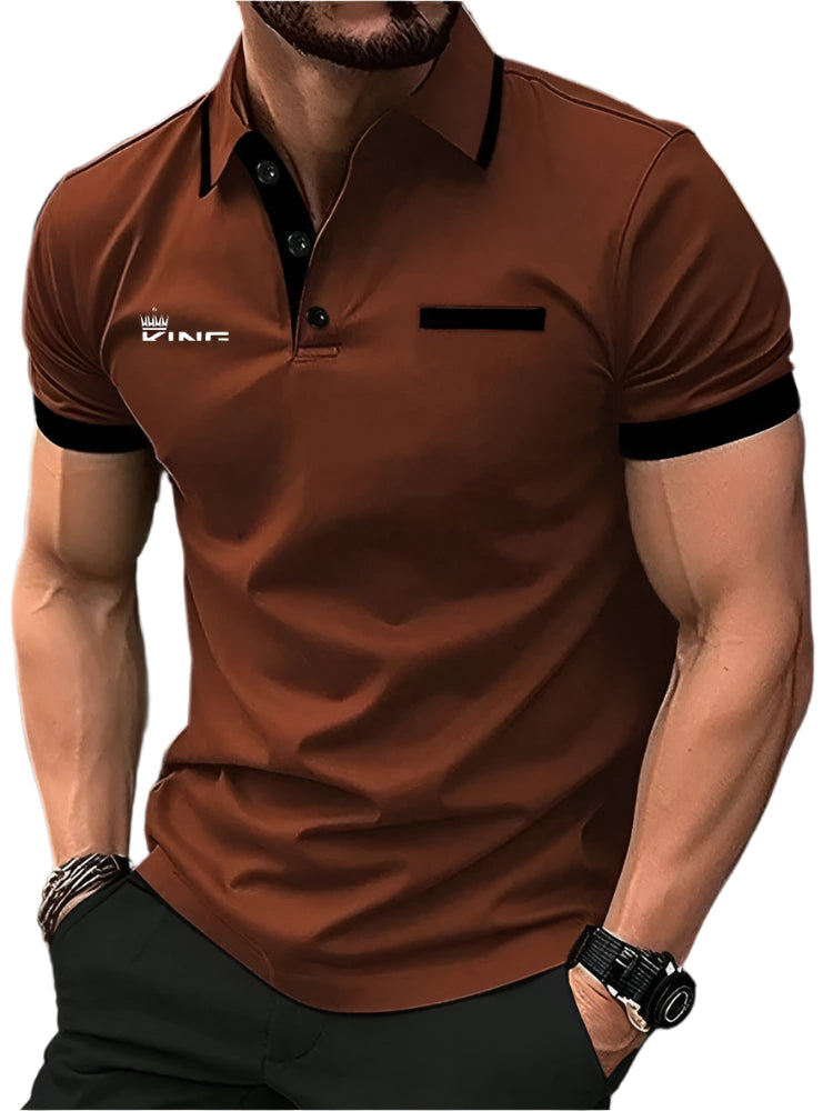 Casual poloskjorte for menn