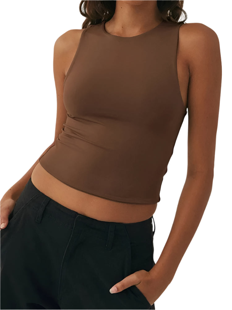 Ermeløs Slim Fit Sportsvest for kvinner