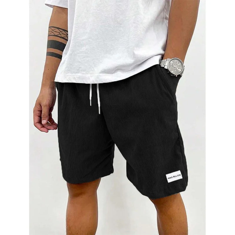 Corduroy-shorts for menn