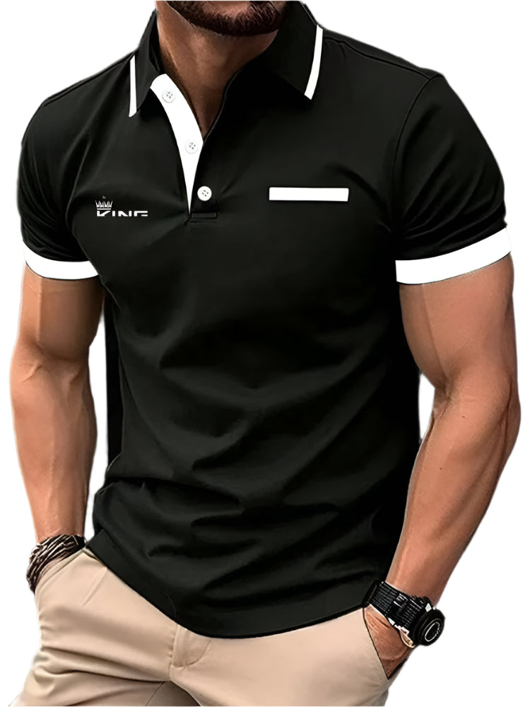Casual poloskjorte for menn