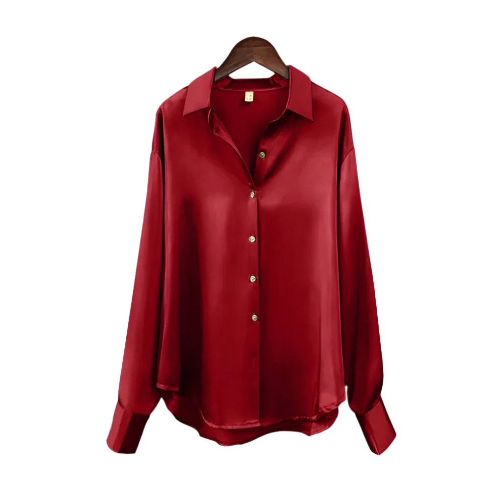 Silkebluse for kvinner