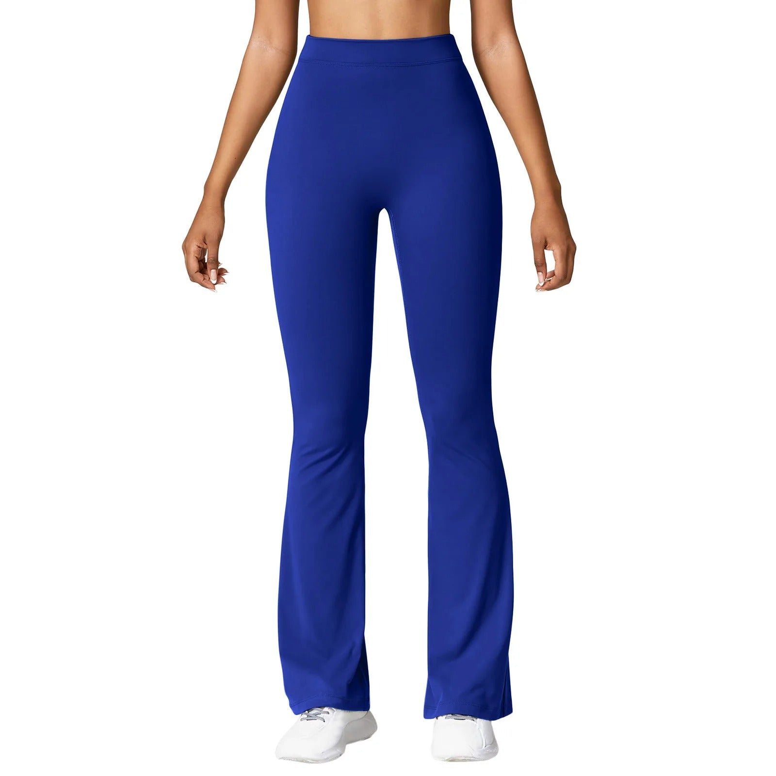Leggings med V-rygg og høy midje for kvinner