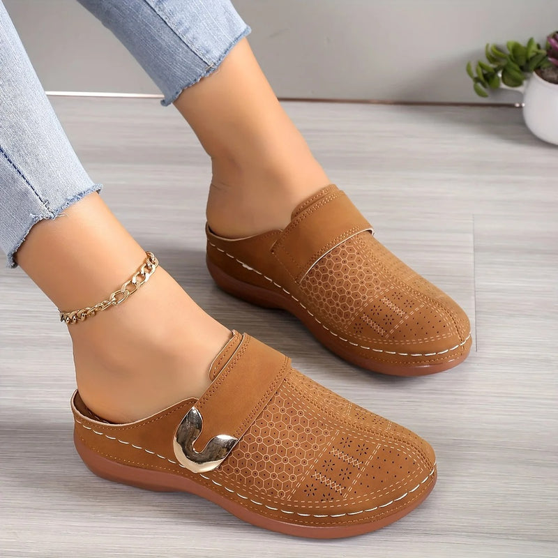Slip-On Wedge Platform Sandaler for kvinner