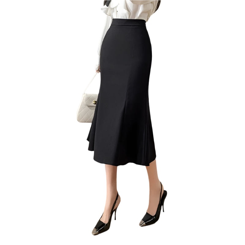 Slim Fit Havfrueskjørt for kvinner