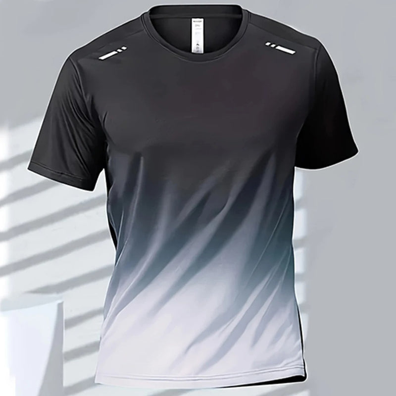Quick Dry Gradient T-skjorte for menn