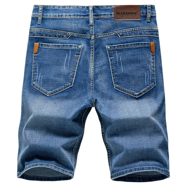Klassiske denimshorts for menn