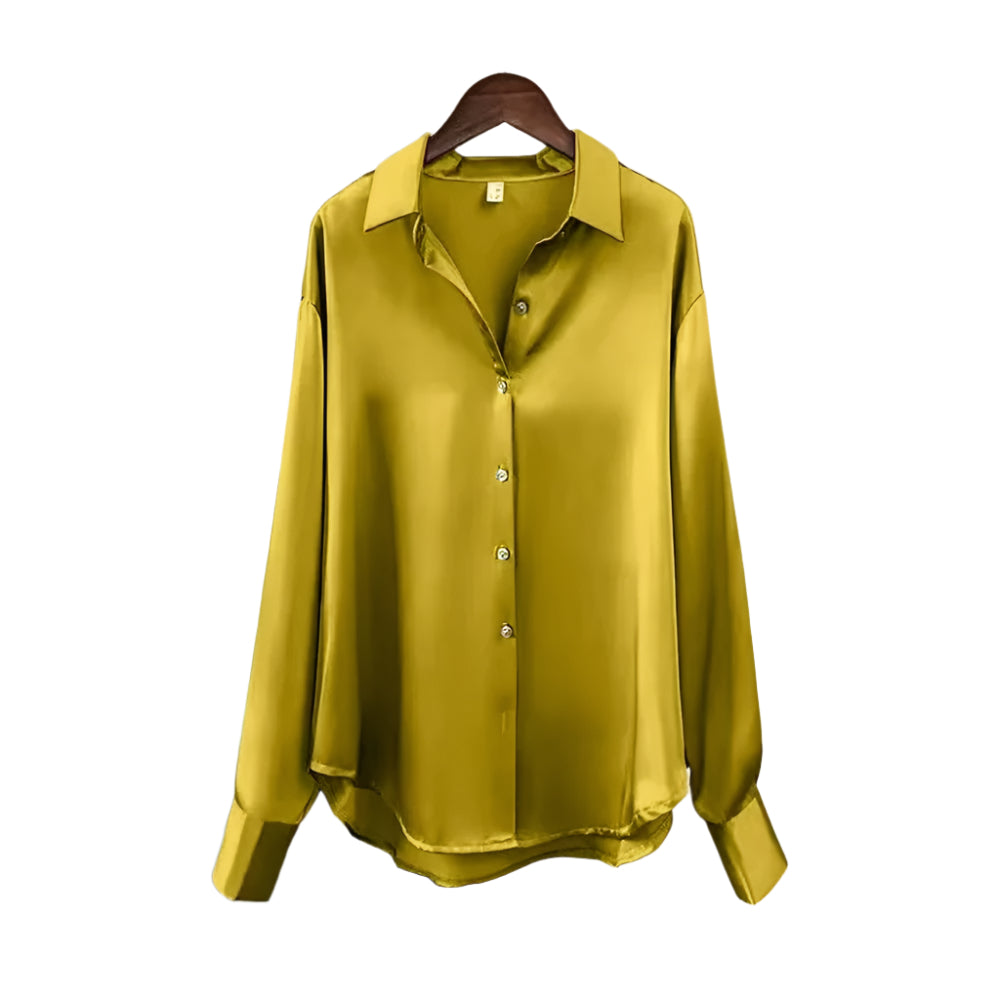 Silkebluse for kvinner