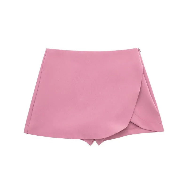 Asymmetrisk kort skjørt for kvinner