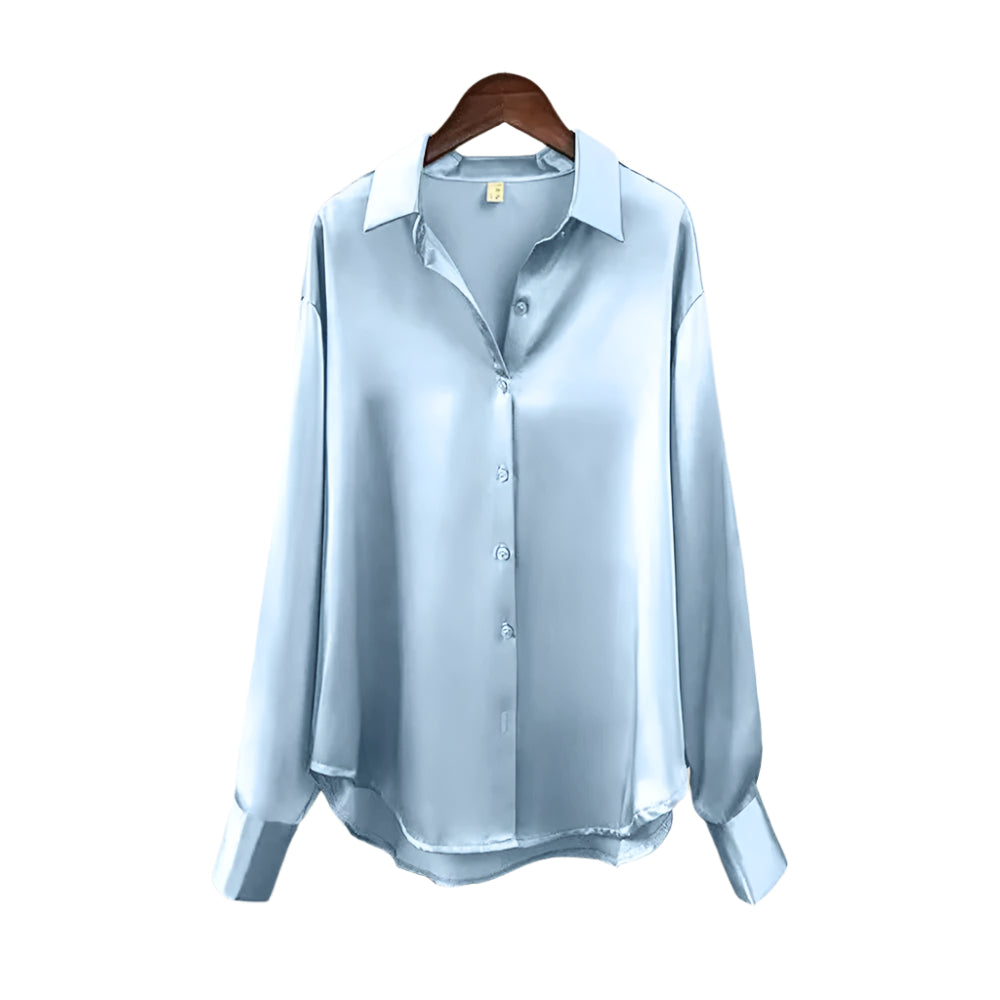 Silkebluse for kvinner