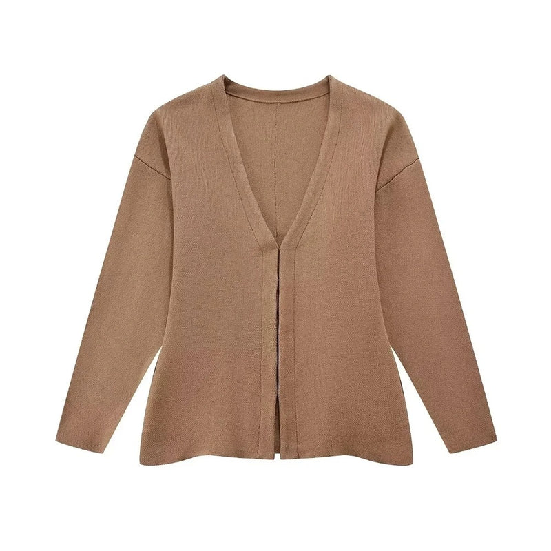 Heklet cardigan til dame