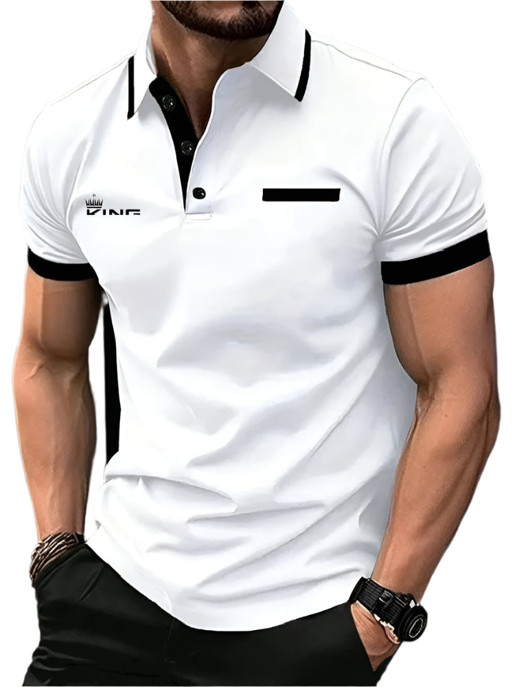 Casual poloskjorte for menn