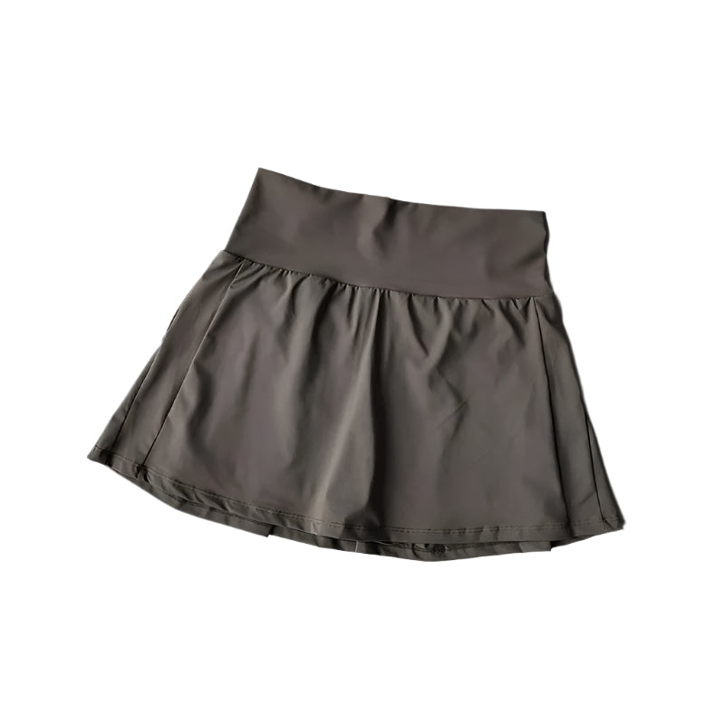 Sportsskjørtshorts med høy midje for kvinner