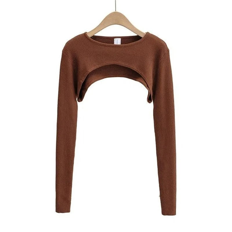 Myk strikket topp for kvinner