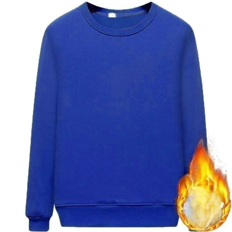 Fleece foret damegenser med rund hals