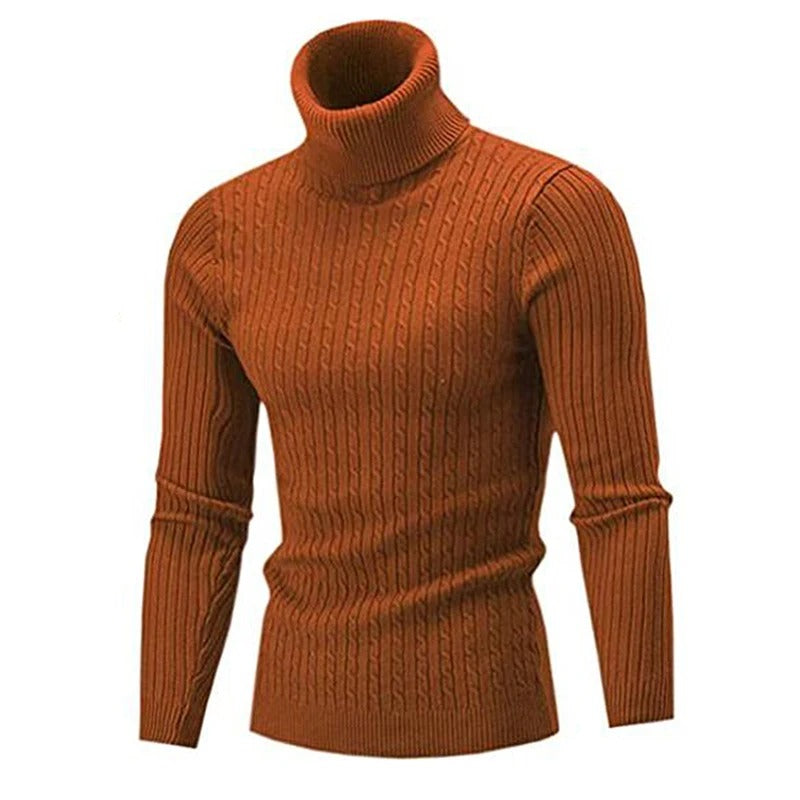 Slim rullehalsgenser for menn