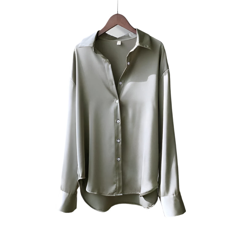 Silkebluse for kvinner