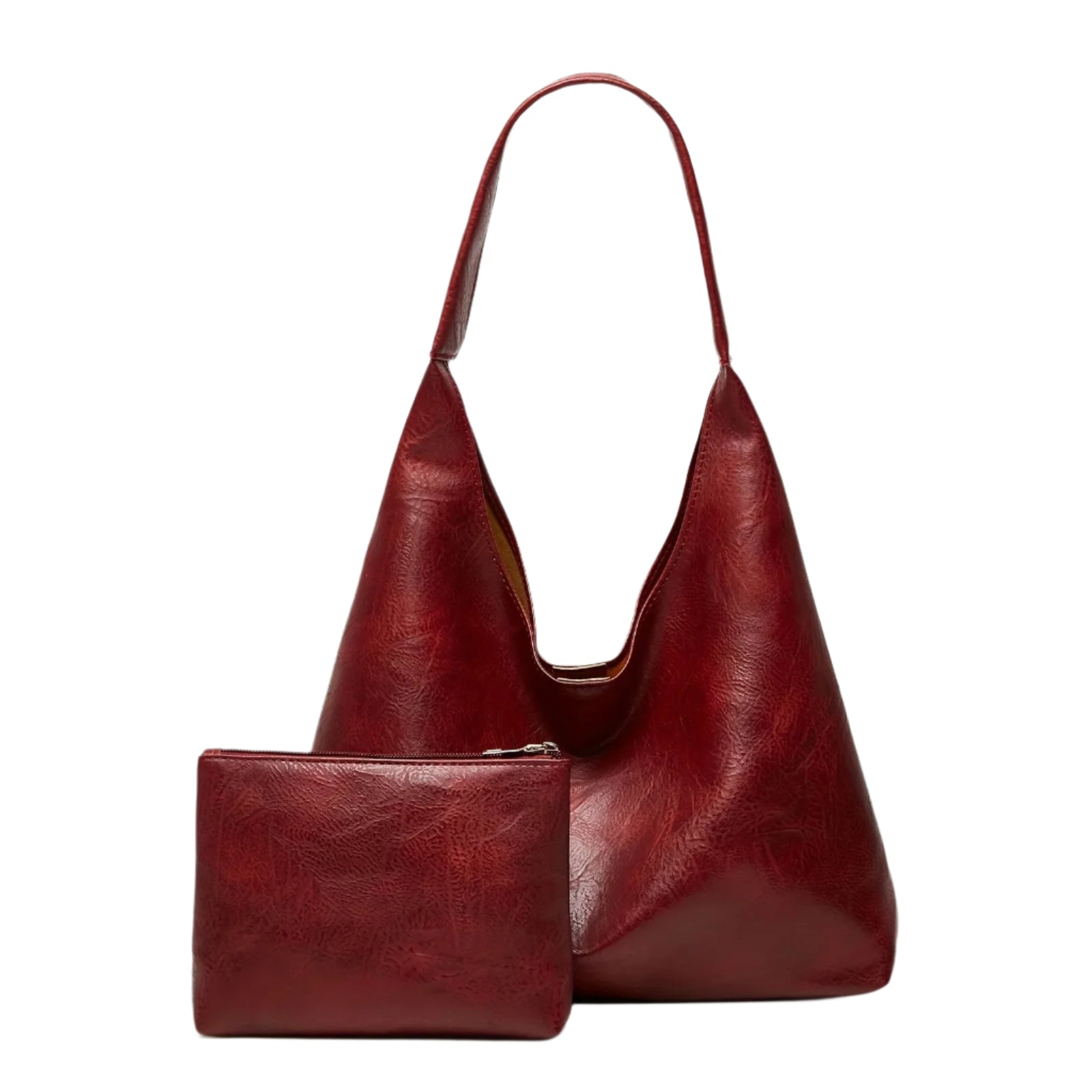 Retro stor skulderveske for kvinner