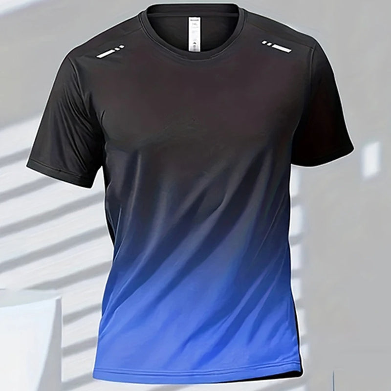 Quick Dry Gradient T-skjorte for menn