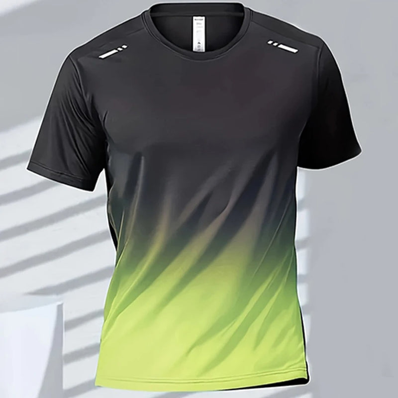 Quick Dry Gradient T-skjorte for menn