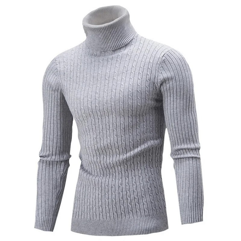Slim rullehalsgenser for menn
