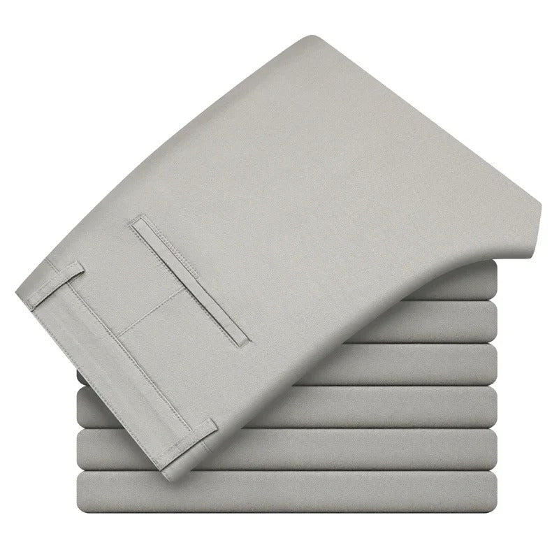 Slim fit bomullsbukser for menn
