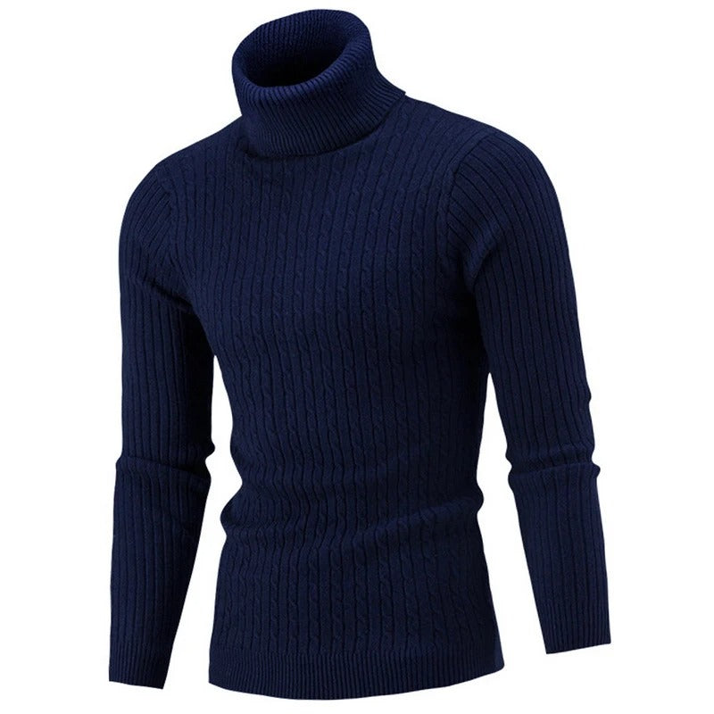 Slim rullehalsgenser for menn