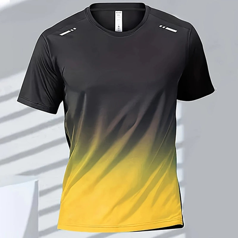 Quick Dry Gradient T-skjorte for menn
