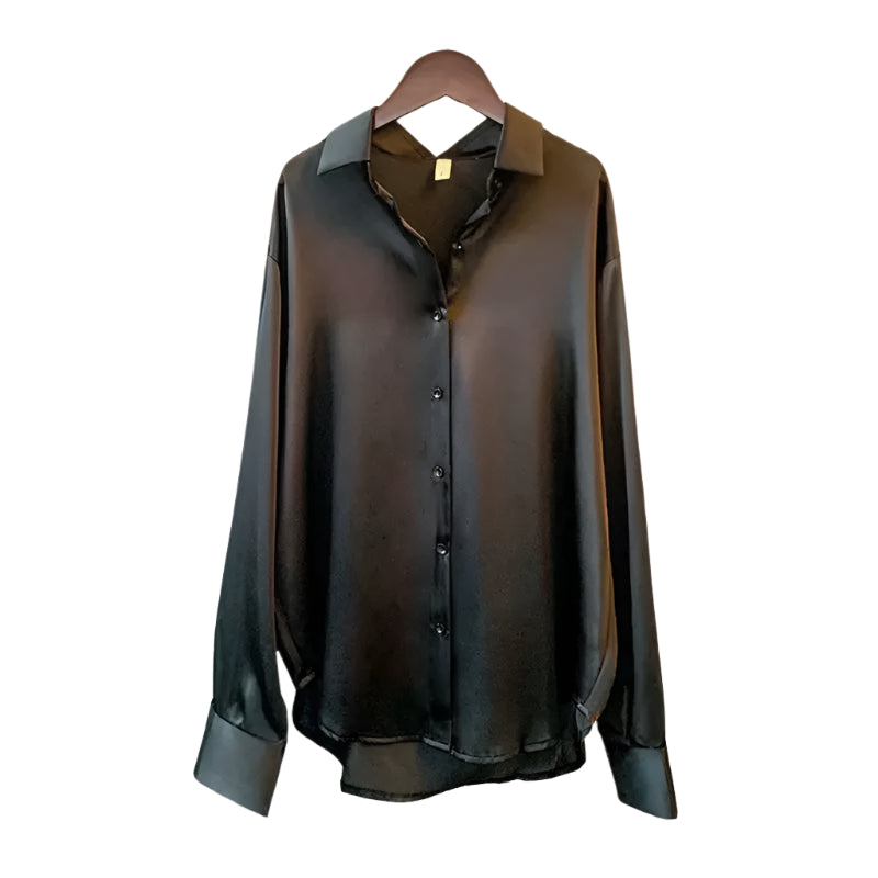 Silkebluse for kvinner