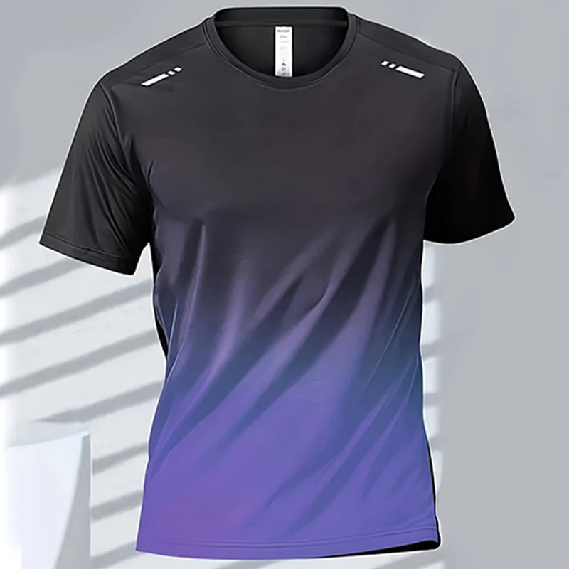 Quick Dry Gradient T-skjorte for menn