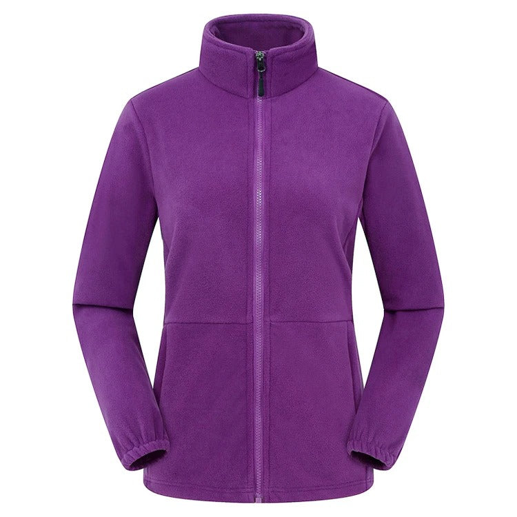 Termojakke i fleece for kvinner