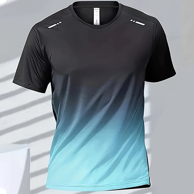 Quick Dry Gradient T-skjorte for menn