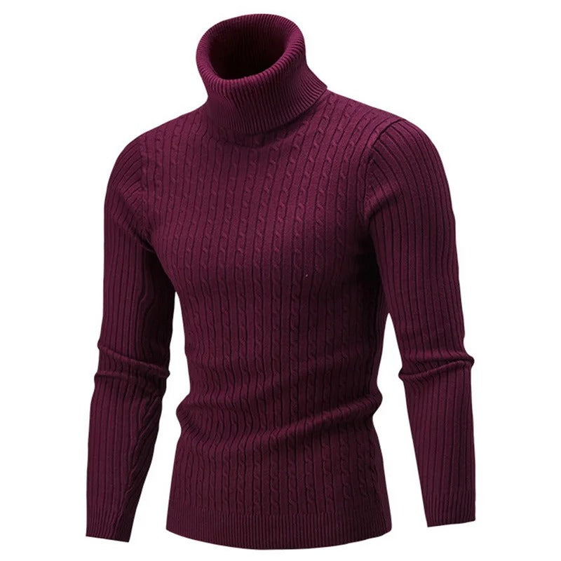 Slim rullehalsgenser for menn