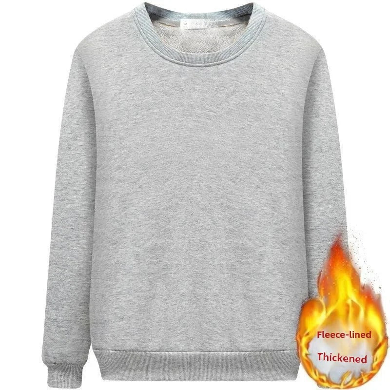 Fleece foret damegenser med rund hals