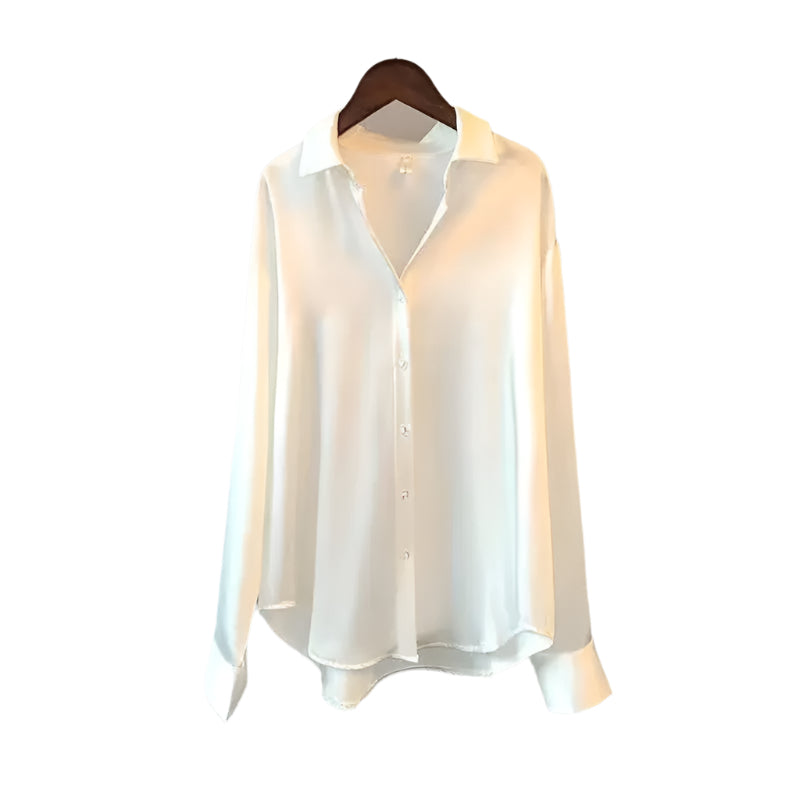 Silkebluse for kvinner