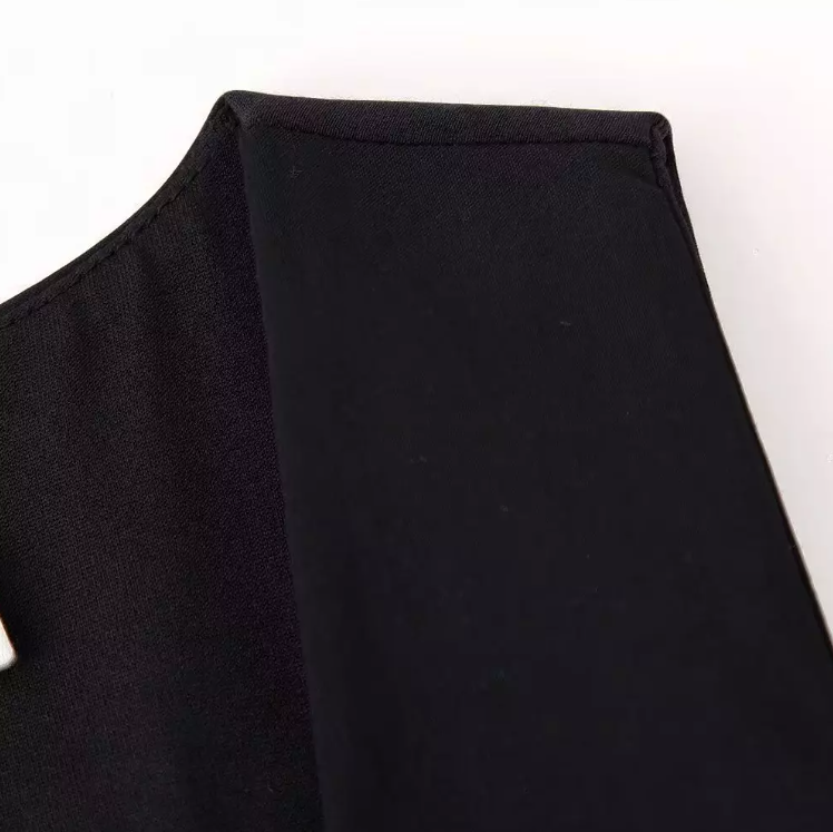 V-hals ermeløs snøring for kvinner