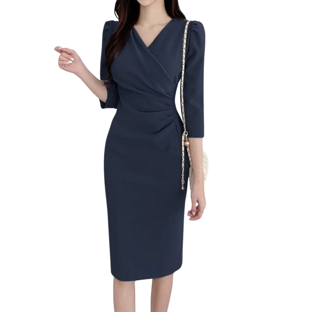 Bodycon Sundress med V-hals for kvinner